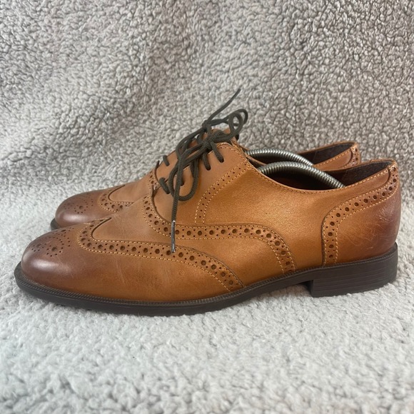 Cole Haan Other - Cole Haan Essentials Men's size 9.5 Brown Wingtip Oxford Leaher Shoes C25805